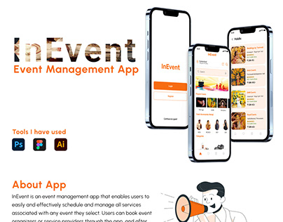 InEvent App Design | Event App | Case Study
