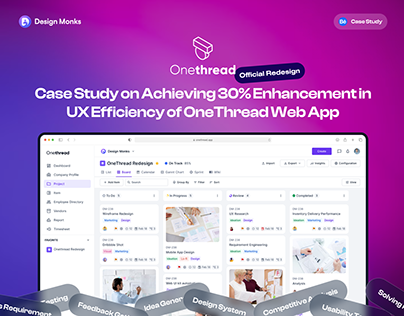 OneThread | Project Management Web App Redesign