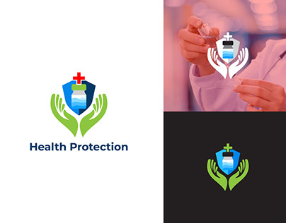 health protection logo, medicine, hospital, pharmacy
