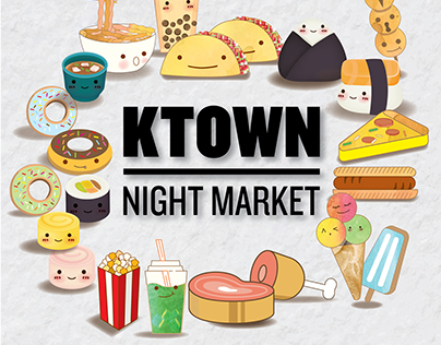Ktown Night Market Event Campaign