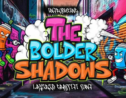 The Bolder Shadow Font