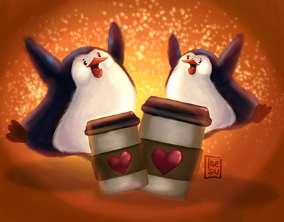 Penguins Love Story