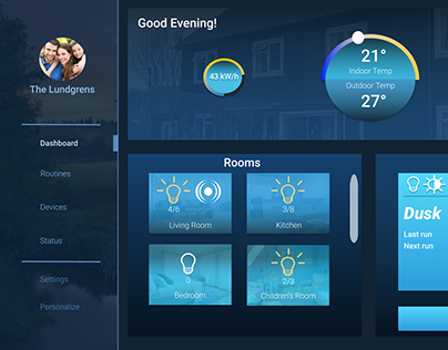 Smart Home Desktop GUI