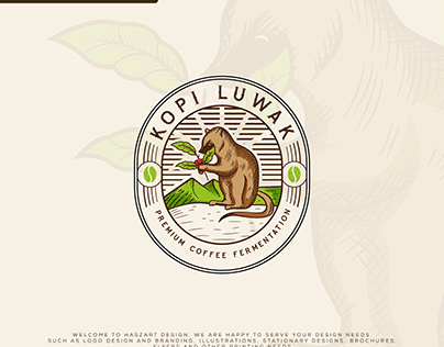 Logo Coffee Classic | Vintage | Luwak | Illustration