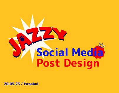 Jazzy Food Social Media Post Design