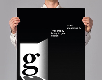 Typography Is Key Poster