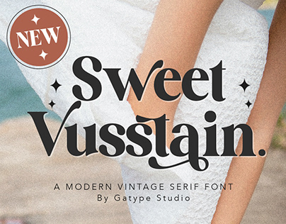 Free Font - Sweet Vusstain