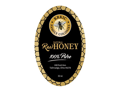 Raw Honey Label
