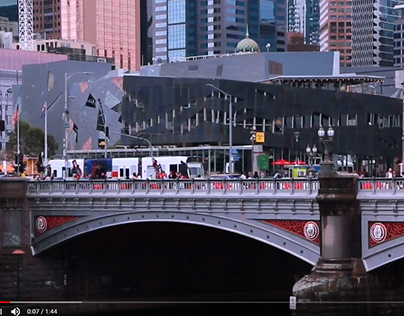 Tiny snapshot of life in the City Of Melbourne