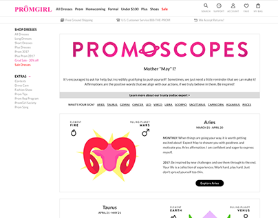 Promoscopes Responsive Page (Initial Launch Phase 1)
