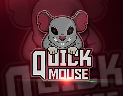 Wizualizacja mascot-logo "QUICKMOUSE"