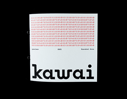 Kawai font // 2021