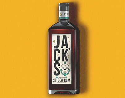 Jack's Spiced Rum - Branding and packaging