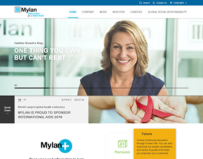 Mylan Website