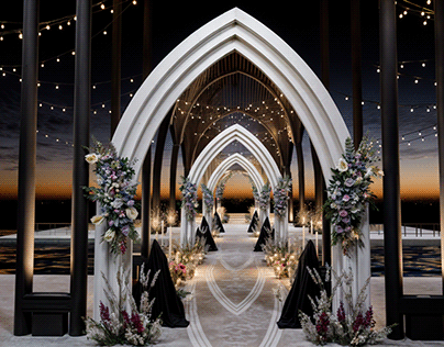 3D Design Wedding Illustration