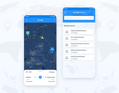 The Flight tracker Concept app