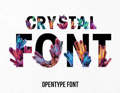 Crystal Inside Font