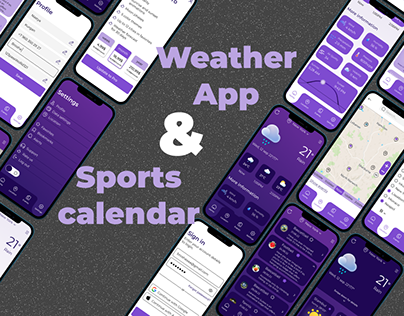 Weather App & Sports events