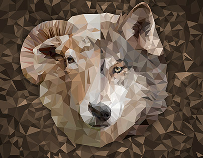 Low-poly Sheep/Wolf