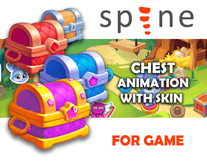 CHEST WITH SKIN | SPINE 2D Animation