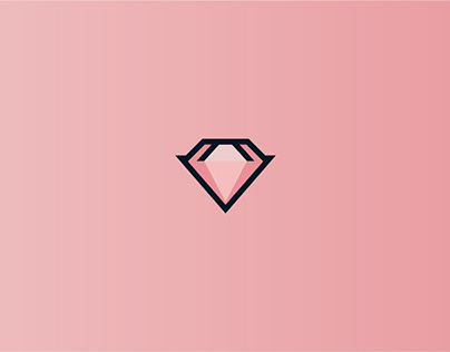 Shades of Brilliance: Crafting a Diamond-Inspired Logo