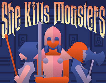 She Kills Monsters poster for Queens College CUNY