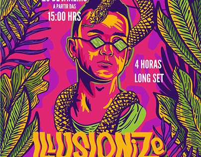 Illusionize | Music festival poster