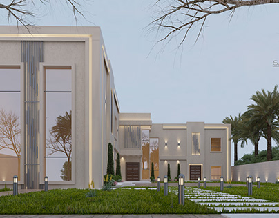 Modern villa exterior design AL-AIN