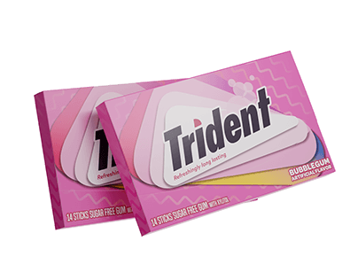 Project thumbnail - Trident Gum Packaging Design