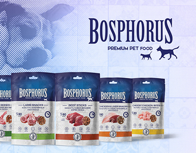 Bosphorus Premium Pet Food Package Design
