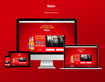 Promotional web responsive design