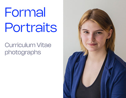 Formal portraits - Curriculum Vitae photographs