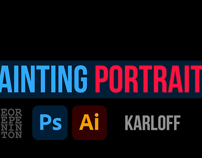 Painting Portraits - Karloff
