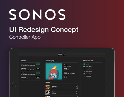 Sonos | Controller App Redesign Concept