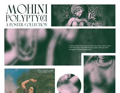 Project thumbnail - Mohini polyptych poster set