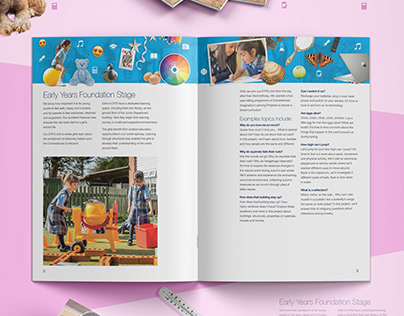 20-page Brochure Design for a School