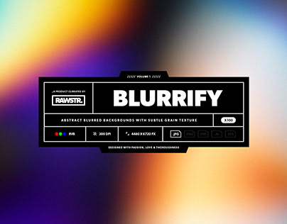 Blurrify — 100 Abstract blurred backgrounds