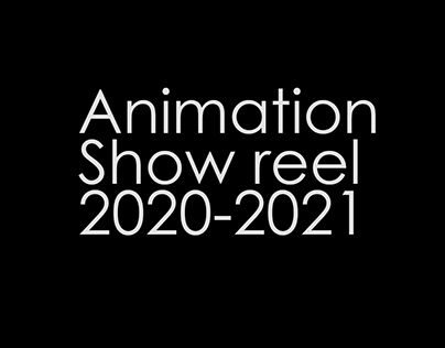3D Animation show reel 2020/2021
