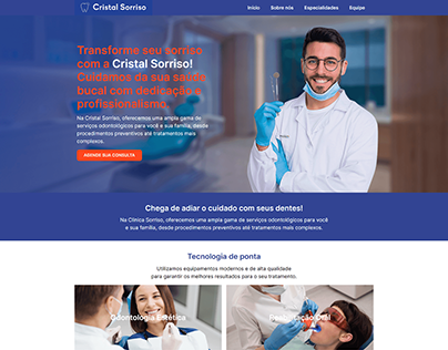 Landing Page - Clinica Odontológica