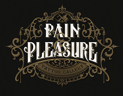 Pain and Pleasure Tattoo - logo design