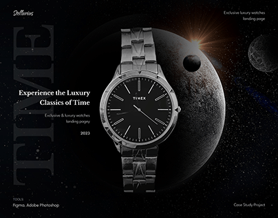 Luxury watches landing page