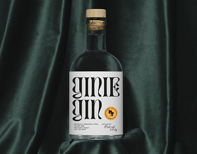 Ginie Gin Branding