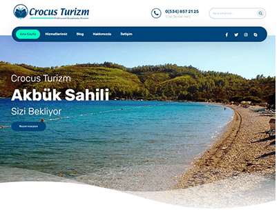 Crocus Turizm Web Sitesi
