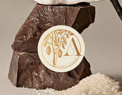 Ambrosie - chocolate logo branding packaging