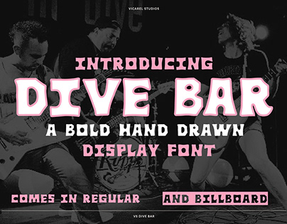 VS Dive Bar Display Font