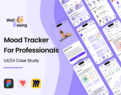 UX/UI case study | Mood Tracker for busy professionals