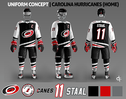 NHL Uniform Concepts — Carolina Hurricanes