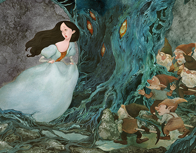 Grimm's fairy tales illustration