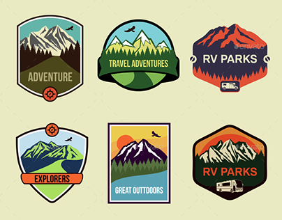 6 Travel Badges and Emblems