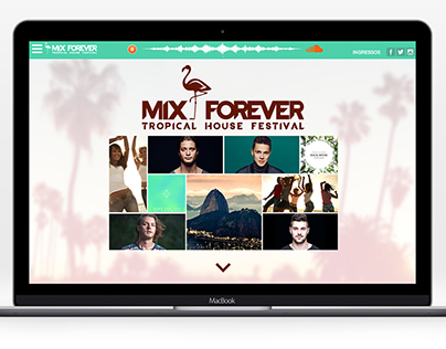 Mix Forever Festival - Web Design